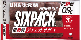 SIXPACK低脂質プロテインバー　チョコレート味