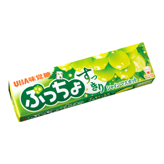公式 Uha味覚糖 商品カタログ ぷっちょスティック すっきりシャインマスカット