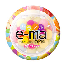 e-ma Throat Candy Case(Colorful Fruits Change)