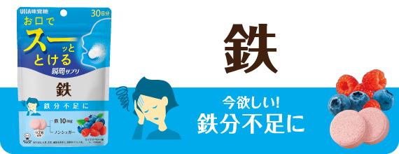 公式】UHA瞬間サプリ 鉄 UHA味覚糖